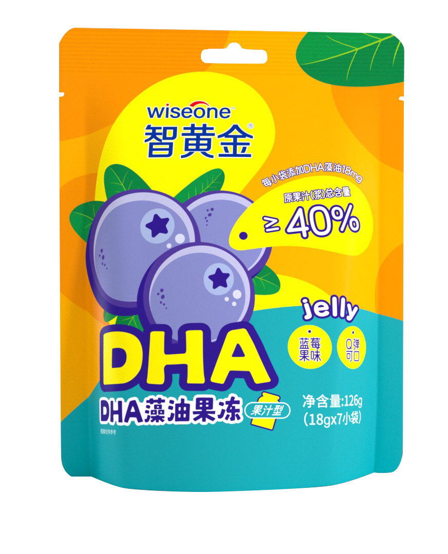 智黄金®DHA藻油果冻（蓝莓味）